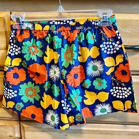 Marimekko Target Girls Floral Print Shorts-NWOT Tag-Girl’s Sz L - Picture 2 of 3